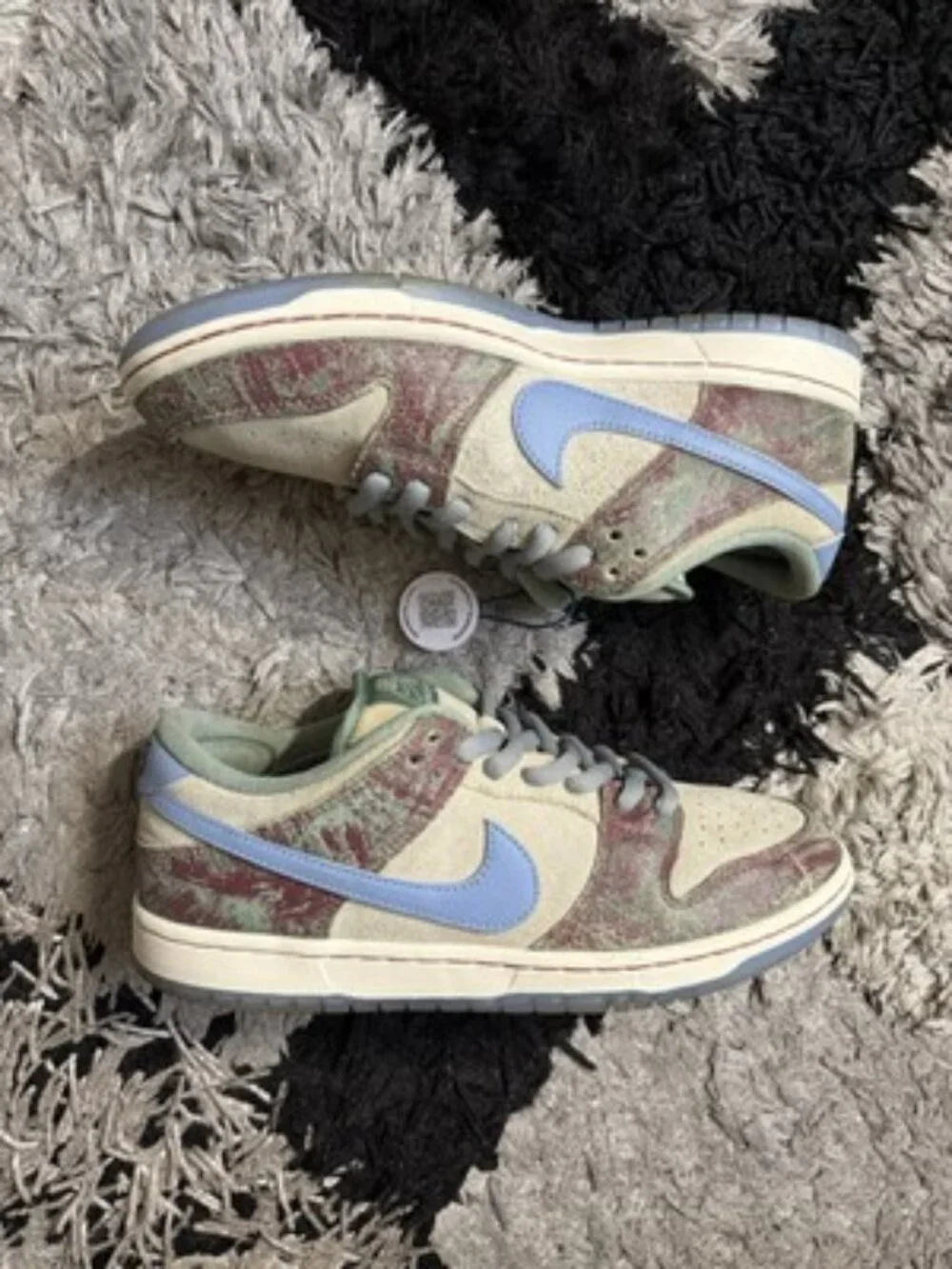 Nike Crenshaw Skate Club x Dunk SB Low Ivory Suede FN4193-100 Size 8.5